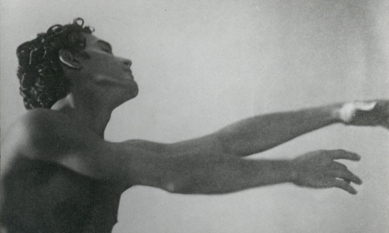 Alexander Iolas as a young dancer, arms outstretched