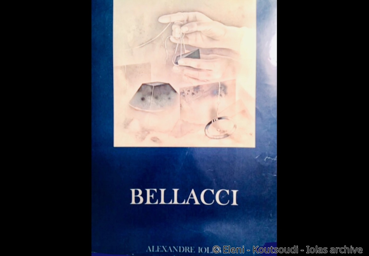Bellacci exhibition catalogue