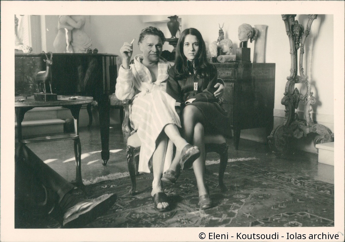 Iolas with his niece Eleni